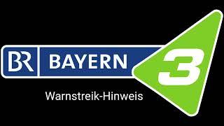 Bayern 3 - Hinweis zum Warnstreik beim Bayerischen Rundfunk (September 2024)