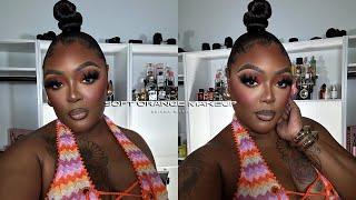 FLAWLESS ORANGE SUMMER MAKEUP TUTORIAL X BRIANA MARIE