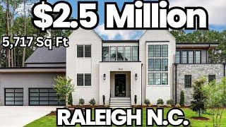 $2.5 Million | Gated Community | Southern Hills Estate | Luxury New Construction | Raleigh NC