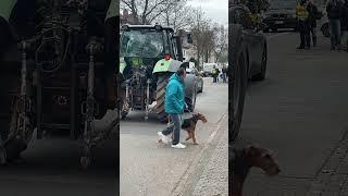 Bauernprotest in Rheinland Pfalz Ludwigshafen/Rhein Ebertpark 08.01.2024