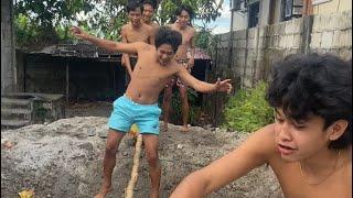 Ang saya ng laro nato  “Balance in the bamboo challenge” #KalulosBrothers