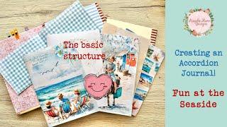 Creating an Accordion Fun at the Seaside Journal!