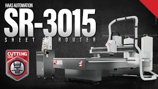 Haas' New SR-3015 Sheet Router Cutting Plastic - Haas Automation, Inc.