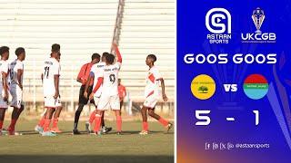 Goos Gooska: Yaaqshid (5-1) Xamar Jajab. Tartanka Kubbadda cagta degmooyinka G.Banaadir & D.Balcad.