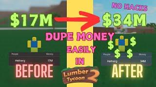 How to DUPLICATE MONEY WITHOUT HACKS in Lumber Tycoon 2 [Working Glitch 2024]