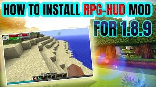 How to install RPG-Hud Mod for Minecraft 1.8.9