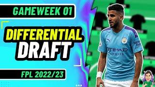 FPL | MY BEST DIFFERENTIAL DRAFT! | Fantasy Premier League 2022/2023!