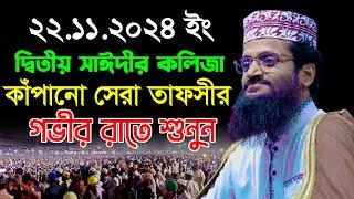 দ্বিতীয় সাঈদীর কলিজা কাঁপানো সেরা তাফসীর | আব্দুল্লাহ আল আমীন নতুন ওয়াজ | Abdullah Al Amin Waz 2024