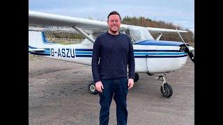 Solo Circuits 1 - Eshott Airfield - Cessna 150E G-ASZU - Friday 7th April 2023