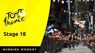 A SPECIAL VICTORY | Stage 18 Tour de France 2024 Highlights