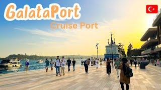 Istanbul Galataport 4K Walking Tour | Restaurants | Shopping | 4KHDR | Parivish World