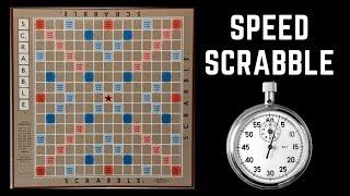 Speed Scrabble Addicts Play 5 Minute Game