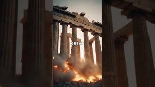 Tragic Destruction of the Roof of The Parthenon