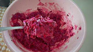 Салат «Свекла с чесноком» / Beetroot and Garlic Salad recipe