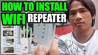 HOW TO INSTALL/SETUP  4-Antenna Wireless WiFi Repeater 300Mbp Router Wifi Extender 2.4G