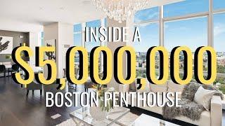 INSIDE A $5,000,000 BOSTON LUXURY PENTHOUSE | Molly J Curley