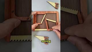 Only 1% Can Solve This 18th Century Puzzle – Can You Fit All 4 Saws? #iqtest #mindgame #puzzle #iq