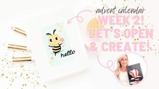 Crafty Advent Calendar! Let's Open Week 2 & Create! | Spellbinders 2024 Crafty Advent Calendar