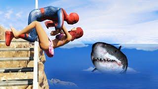 GTA 5 Spider-Man Ragdolls Compilation 6 (Funny Video)