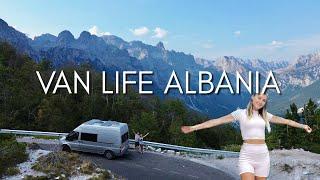 VAN LIFE ALBANIA | Swimming in waterfalls | Theth