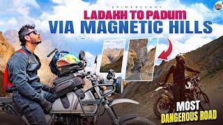 LADAKH TO PADUM || ZANSKAR VALLEY DRONE VIEW || DAY-2 || TELUGU MOTOVLOGS || SRIMANSUNNY