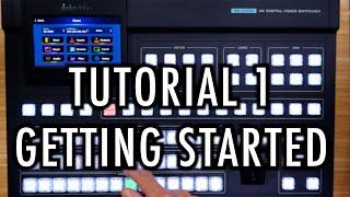 SE-4000 4K Switcher Tutorial 1: Getting Started