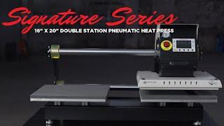 Want FASTER Production? Get Ready to Double Your Output! (Double Station Pneumatic Heat Press)