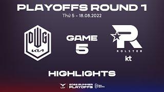 DK vs KT Highlights Game 5 | Quarterfinals 2 | 2022 LCK Summer Split