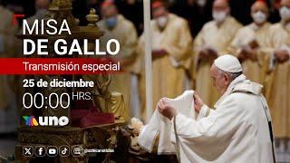 #ENVIVO | La tradicional MISA DE GALLO desde el Vaticano; vive la NAVIDAD