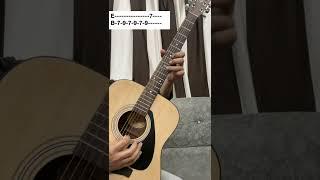 Very Easy Guitar Lesson  (Guess Song Name) कोई भी बजा लेगा  Beginners Guitar Song Tabs by Fuxino