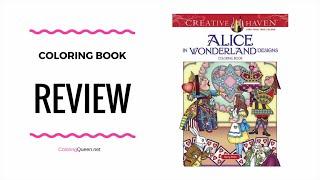 Alice in Wonderland Coloring Book Review - Marty Noble