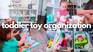 ORGANIZING all of our toys in TOY ROTATION categories | favorite toys for learning feat. JOYCAT TOYS