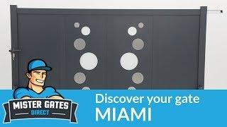 Aluminium Gate MIAMI from Mister Gates Direct