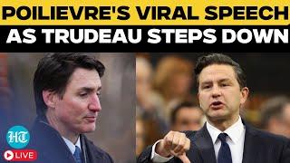 LIVE: Canada's Trump Poilievre's Speech Goes Viral As Justin Trudeau Resigns | Canada | Poilievre