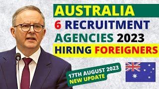 New! Australia Top 6 Recruitment Agencies 2023 | Hiring Foreign Workers