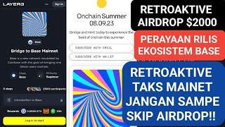 MAINET GENESIS BASE DIBUKA | TAKS RETROACKTIVE AIRDROP $2000