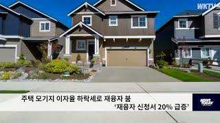 주택 모기지 이자율 하락세로 재융자 붐 ‘재융자 신청서 20% 급증’