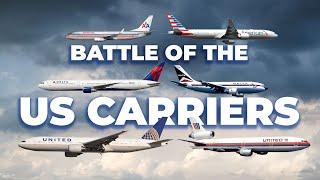 Big 3 Battle: United Airlines vs Delta Airlines vs American Airlines