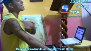 Bengie Improvisando en Angel77music home Reggaeton cristiano