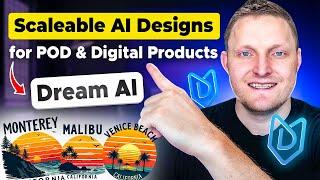  DREAM AI SECRETS: How To Easily SCALE Designs for POD and Digital Products (Flux Pro Tutorial)