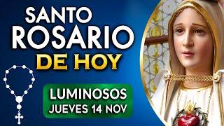 El SANTO ROSARIO de HOY | Jueves14 de noviembre 2024  Misterios Luminosos