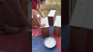 Satisfying Trash to Treasure MCM Furniture Flip with Good Bones Paint