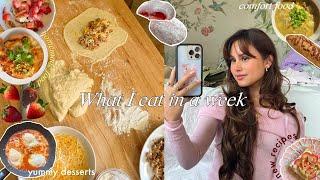 what i eat in a week (realistic+homemade food )