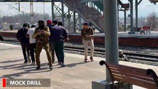 Kulgam police conducts mock drill at wanpoh Anantnag