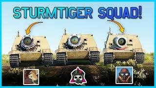 38cm Sturmtiger Rocket Artillery Squad! War Thunder  @OddBawZ @PhlyDaily @Spookston