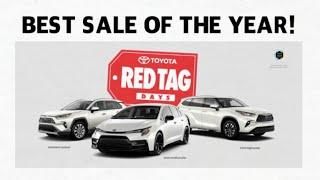 Red Tag Days Sale at Maple Toyota