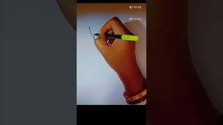 Hand drawing trick step by step