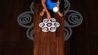 குட்டி ஸ்டார் கோலம் daily rangoli kolam designs #trending #viralvideo #shorts #shortsfeed #ytshorts