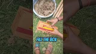 HOW TO MAKE CRICKET STUMPS SATAND  AT HOME  #Ytshorts