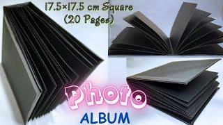 How to make Photo Album Base Easy Way| Square Scrapbook Base tutorial with 20 Pages